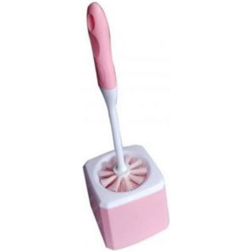 Toilet Brush With Holder – Pink Toilet Brushes & Holders TilyExpress