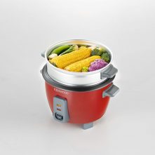 Kenwood 2 In 1 Rice Cooker With Steamer, Red, Rcm30