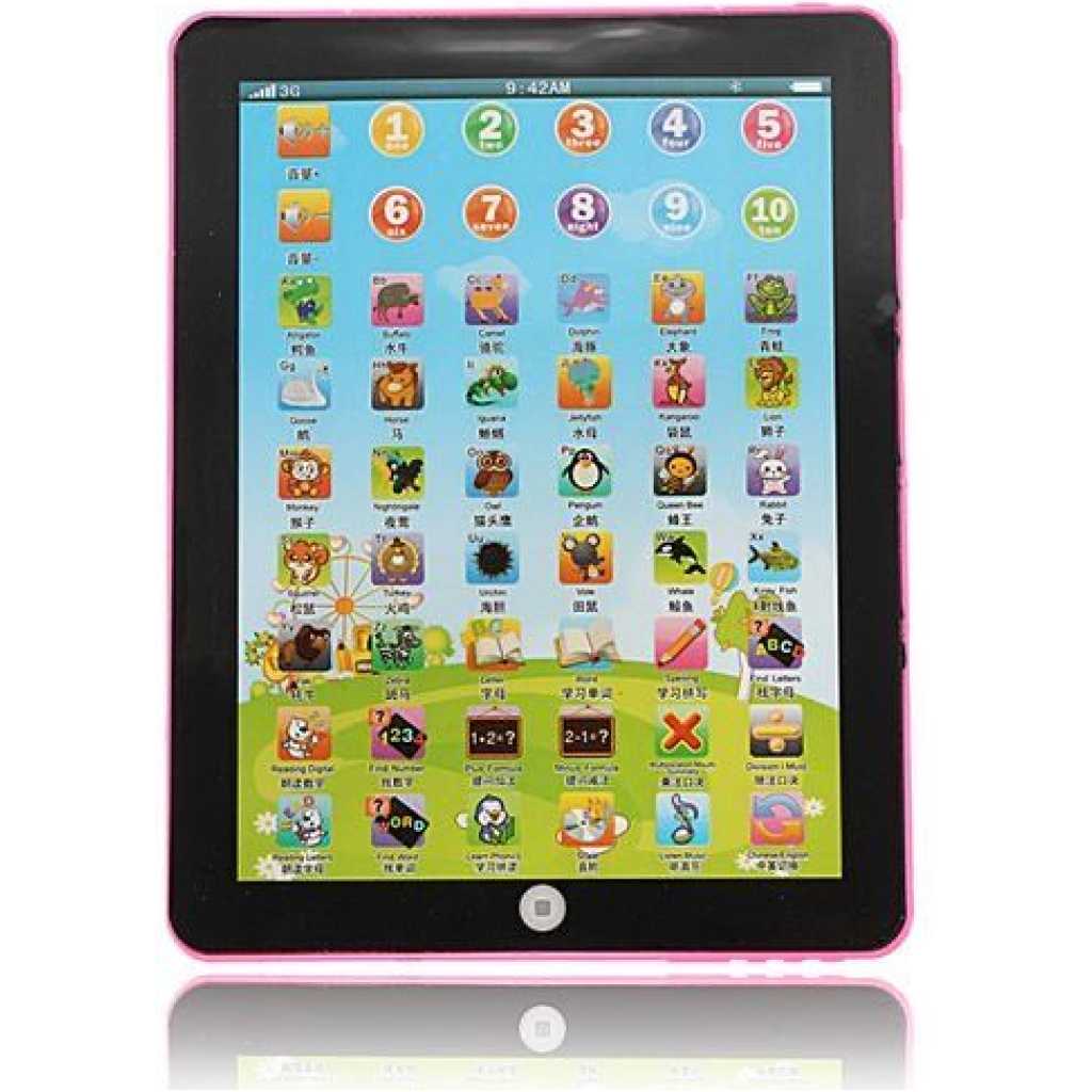 Kid Pad Learning English Educational Mini Tablet Toy Teach (Color may Vary)