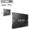 Lexar NS100 2.5” SATA III (6Gb/s) 256GB SSD High Quality- Black