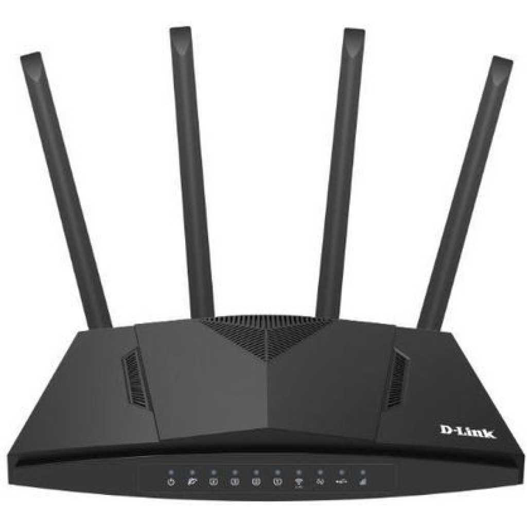 D-Link 4G Router LTE with SIM Card Slot-Black