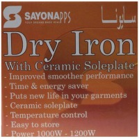 Sayona 402C Flat Iron - Silver/Grey
