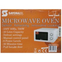 Sayona SMO-2314 20L Microwave Oven - White