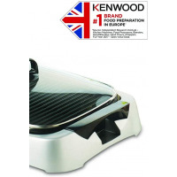 Kenwood HG266 Health Grill with Glass Lid - 2000 W, Silver