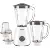 Kenwood Blender 400W Smoothie Blender Cum Smoothie Maker 2L with Grinder Mill, Chopper Mill, Ice Crush Function BLP10GO White