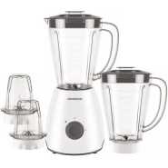 Kenwood Blender 400W Smoothie Blender Cum Smoothie Maker 2L with Grinder Mill, Chopper Mill, Ice Crush Function BLP10GO White