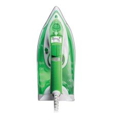 Kenwood Steam Iron 2600W with Ceramic Soleplate, Anti-Drip, Anti-Calc, Self Clean, Continuous Steam, Steam Burst, Spray Function STP70 - White/Green