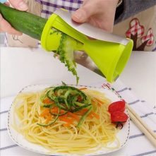 Vegetable Spiral Slice Spiralizer Grater – Green, White Graters, Peelers & Slicers TilyExpress