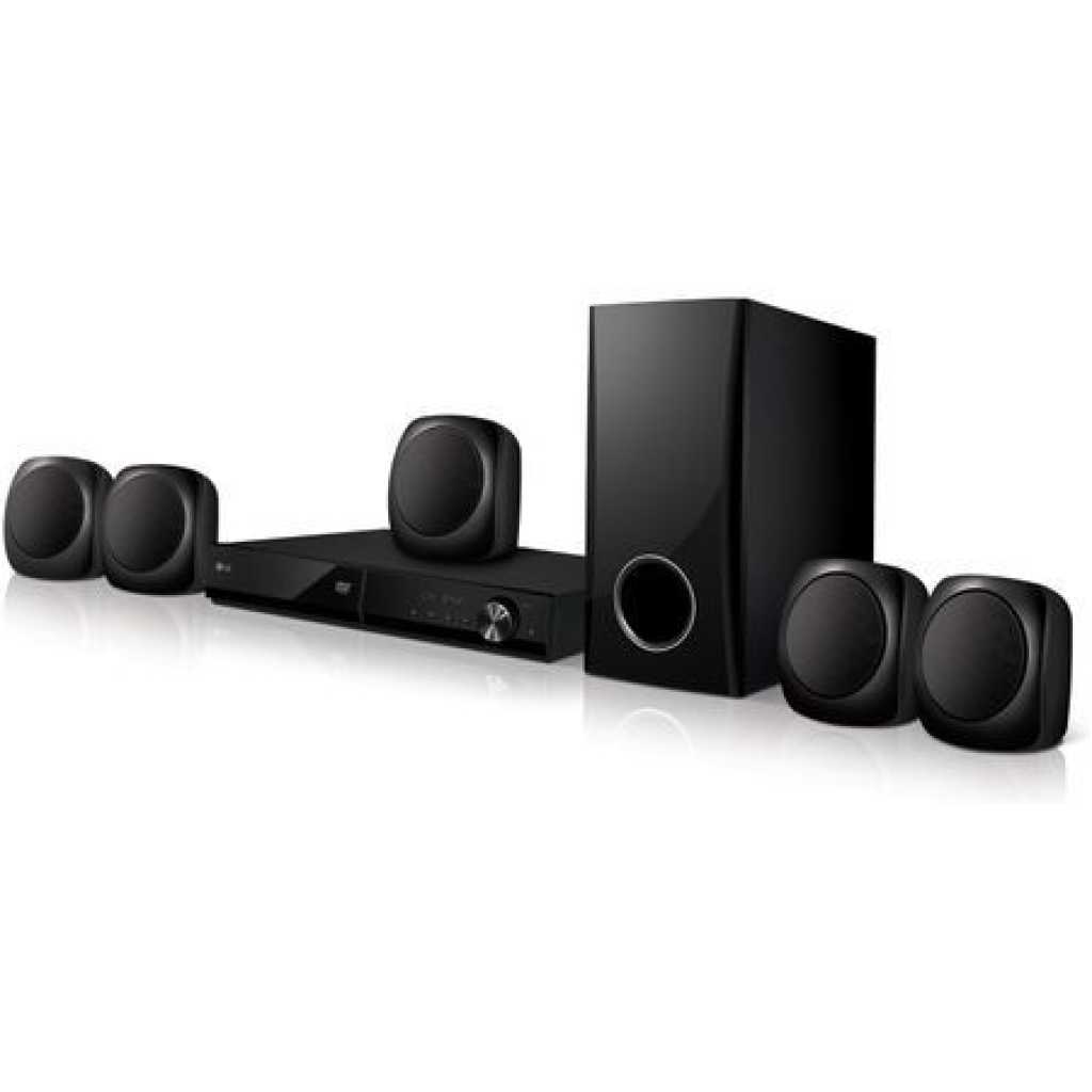 LG LHD 427 Ultra Bass Bluetooth Multi Region Free 5.1-Channel DVD Home Theater Speaker System – Black Home Theater Systems TilyExpress