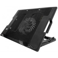 Notebook Laptop Cooling Pad with Stand - Black, Blue Light