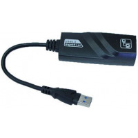 USB 3.0 To RJ45 High Speed Ethernet Network Adapter-Black