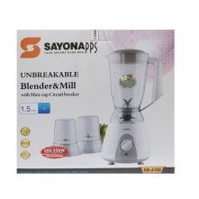 Sayona SB-4186 Unbreakable Jar Blender - White