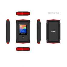 D-Link Any Sim 4G LTE Mifi Router 12Hr Battery & LCD Screen - Black