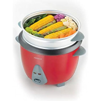Kenwood Rice Cooker with Steamer, RED, 1.8 litre, RCM44