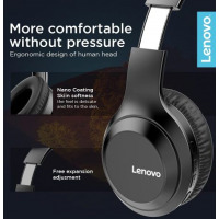 Lenovo Hd100 Wireless Over-Ear Headphone - Black