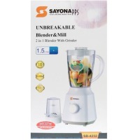 Sayona SB-4232 2 IN 1 Blender - White