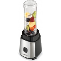 Kenwood Personal Blender 350W Smoothie Blender Cum Smoothie Maker with 570ml & 400ml Tritan Smoothie2Go Bottle and Lid, Ice Crush Function BLM05.A0BK Black/Silver