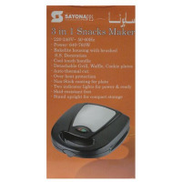 Sayona SM 4415 Sandwich Maker - Silver/Black