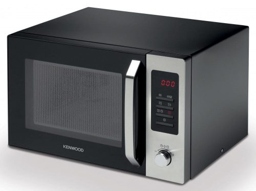 Kenwood 30 Litres Microwave Oven With Grill, Digital Display, 5 Power Levels, Defrost Function, Stainless Steel, Auto Menu, 95 Minutes Timer, Clock Function 1000W MWM30BK - Black/Silver