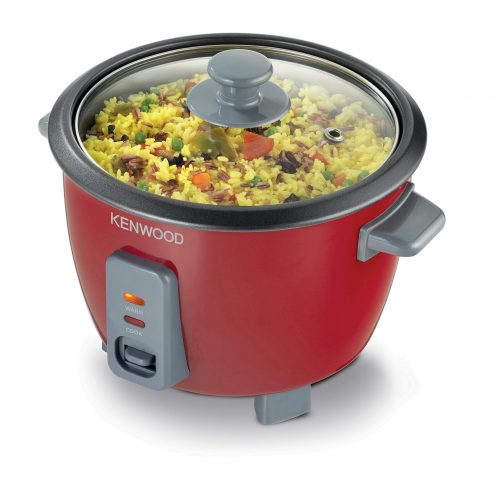 Kenwood 2 In 1 Rice Cooker With Steamer, Red, Rcm30