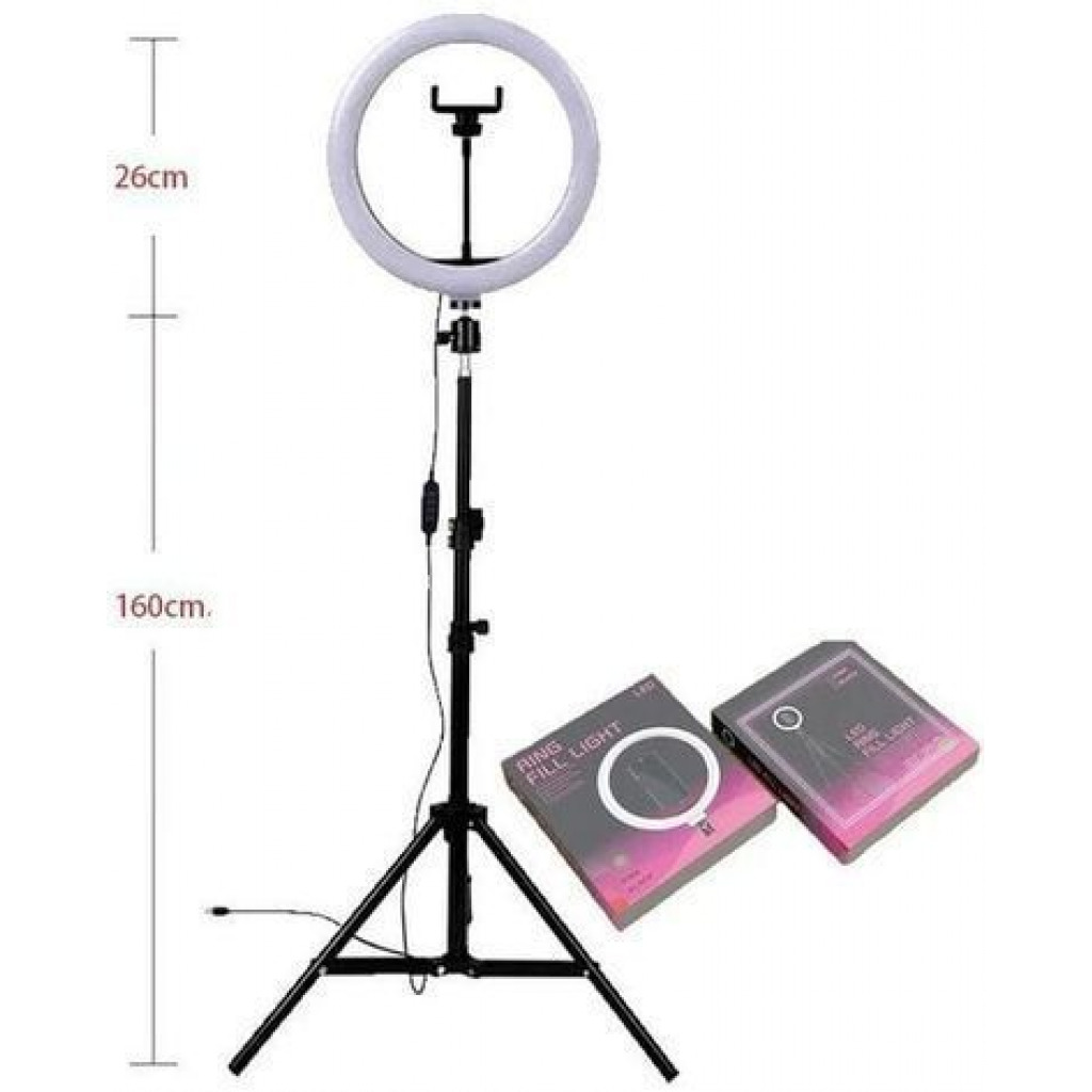 10 Inch Ring Light Dimmable - 3 Color LED