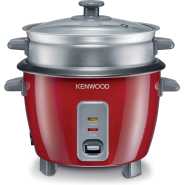 Kenwood 2 In 1 Rice Cooker With Steamer, Red, Rcm30