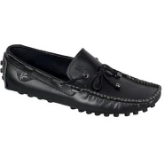 New Men’s Lace Up Leather Moccasins Shoes – Black Men's Loafers & Slip-Ons TilyExpress 2
