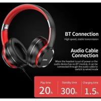 Lenovo HD200 Bluetooth Wireless Headphones With Noise Cancellation - Black