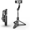 Universal Bluetooth Handheld Gimbal Stabilizer Phone Selfie Stick Holder Adjustable Selfie Stand With tripod-Black