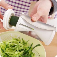 Vegetable Spiral Slice Spiralizer Grater - Green, White