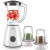 Kenwood Blender 400W Smoothie Blender Cum Smoothie Maker 1.5L with Grinder Mill, Chopper Mill, Ice Crush Function BLP10.C0WH White