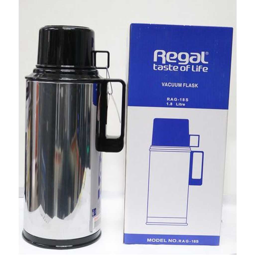 Regal Vacuum Flask-1.8 Ltrs - Silver