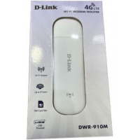 D-Link DWR-910M 4G LTE USB Wi-Fi Modem Wingle - White