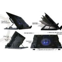 Notebook Laptop Cooling Pad with Stand – Black, Blue Light Laptop Cooling Pads & External Fans TilyExpress 3