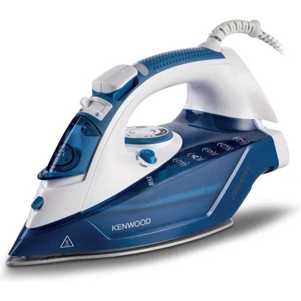 Kenwood Steam Iron, 2600W, Ceramic Soleplate, 350ML STP75 - Blue