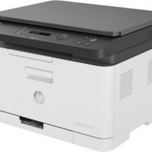 HP 178nw Printer, Wireless Laser Color Multifunction All in One Mobile Ethernet Wi-Fi Printer - White