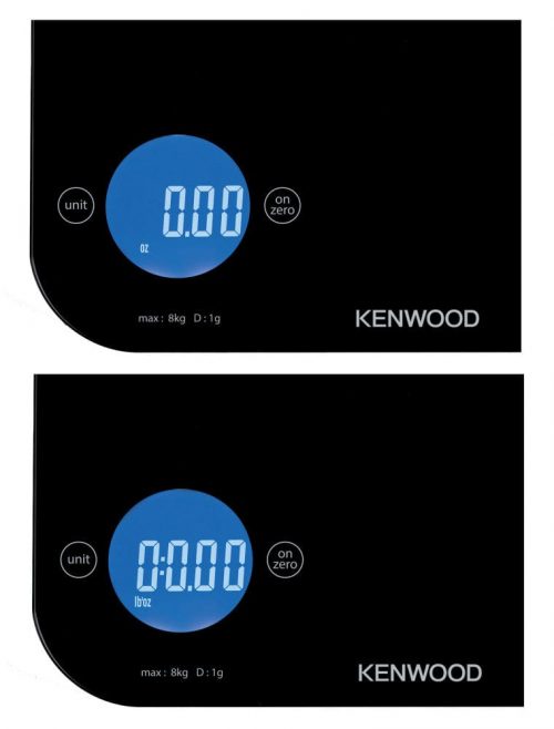 Kenwood 5g - 8 Kg Kitchen Scale with Touch Control | Model No WEP50 - Black
