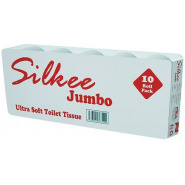 Silkee Jumbo Tissue 10 Pack