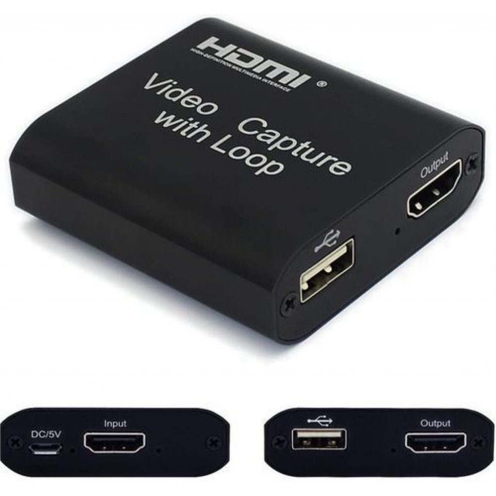 Hdmi Video Capture Card With Loop Out – Black Internal TV Tuner & Capture Cards TilyExpress