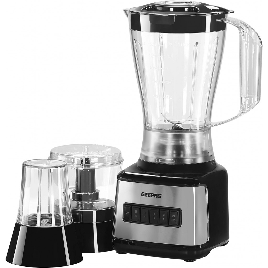 Geepas GSB44017 3 In 1 Blender -Black 1 Geepas GSB44017 3 In 1 Blender -Black