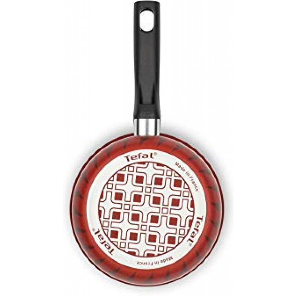 TEFAL Tempo Flame 20 cm Sauce Pan With Lid, Red, Aluminium, C5482482