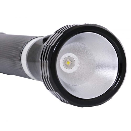 Geepas GFL4641 Rechargeable LED Flashlight Torch - Black