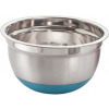 28Cm Kitchen Steel Mixing Bowl For Baking Cooking Salad Fruits- Silver
