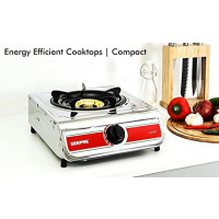 Geepas GK681 Stainless Steel Single Gas Burner (Silver)