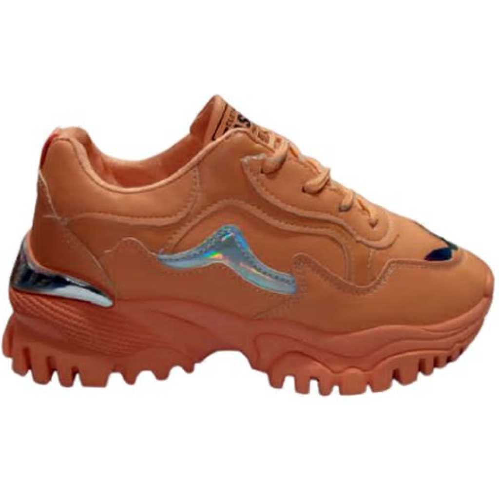 Women's Sneakers - Orange