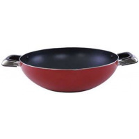 Royalford RF325WP30 Aluminium Wok Pan 30 CM -Red