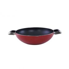 Royalford RF325WP30 Aluminium Wok Pan 30 CM -Red