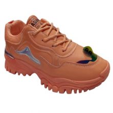 Women’s Sneakers – Orange Women's Fashion Sneakers TilyExpress