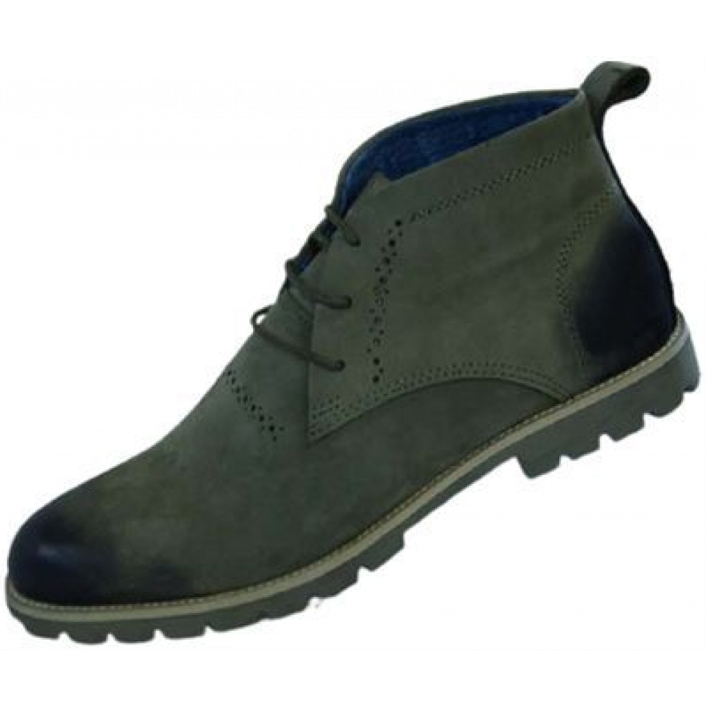 Designer Lace Boots – Green Men's Boots TilyExpress 5