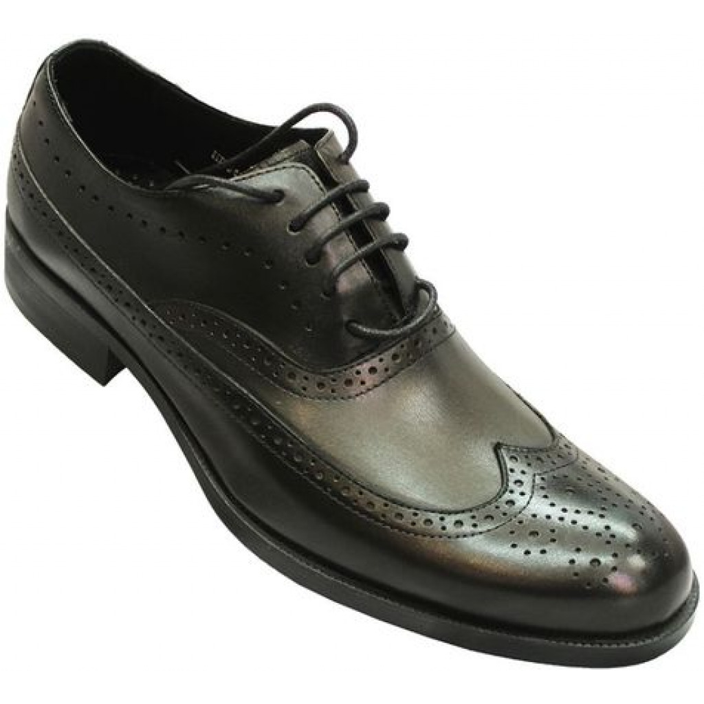 MORETTI Men’s Faux Leather Formal Shoes – Black. Men's Loafers & Slip-Ons TilyExpress 3